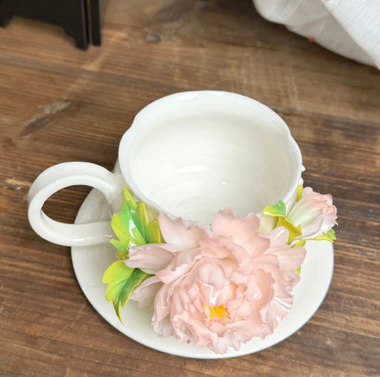 Begonia Handmade Coffee Cup