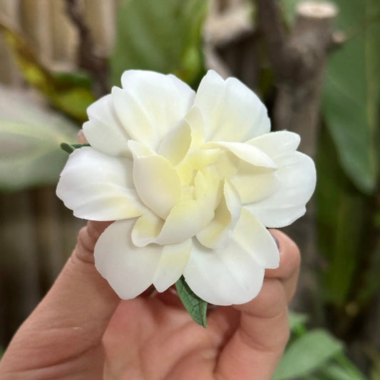 Gardenia Fridge Magnet-Dehua Intangible Cultural Heritage Porcelain Flower