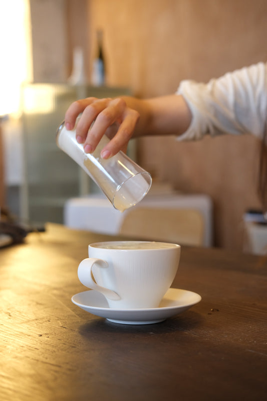 Leaf Pattern Latte Mug
