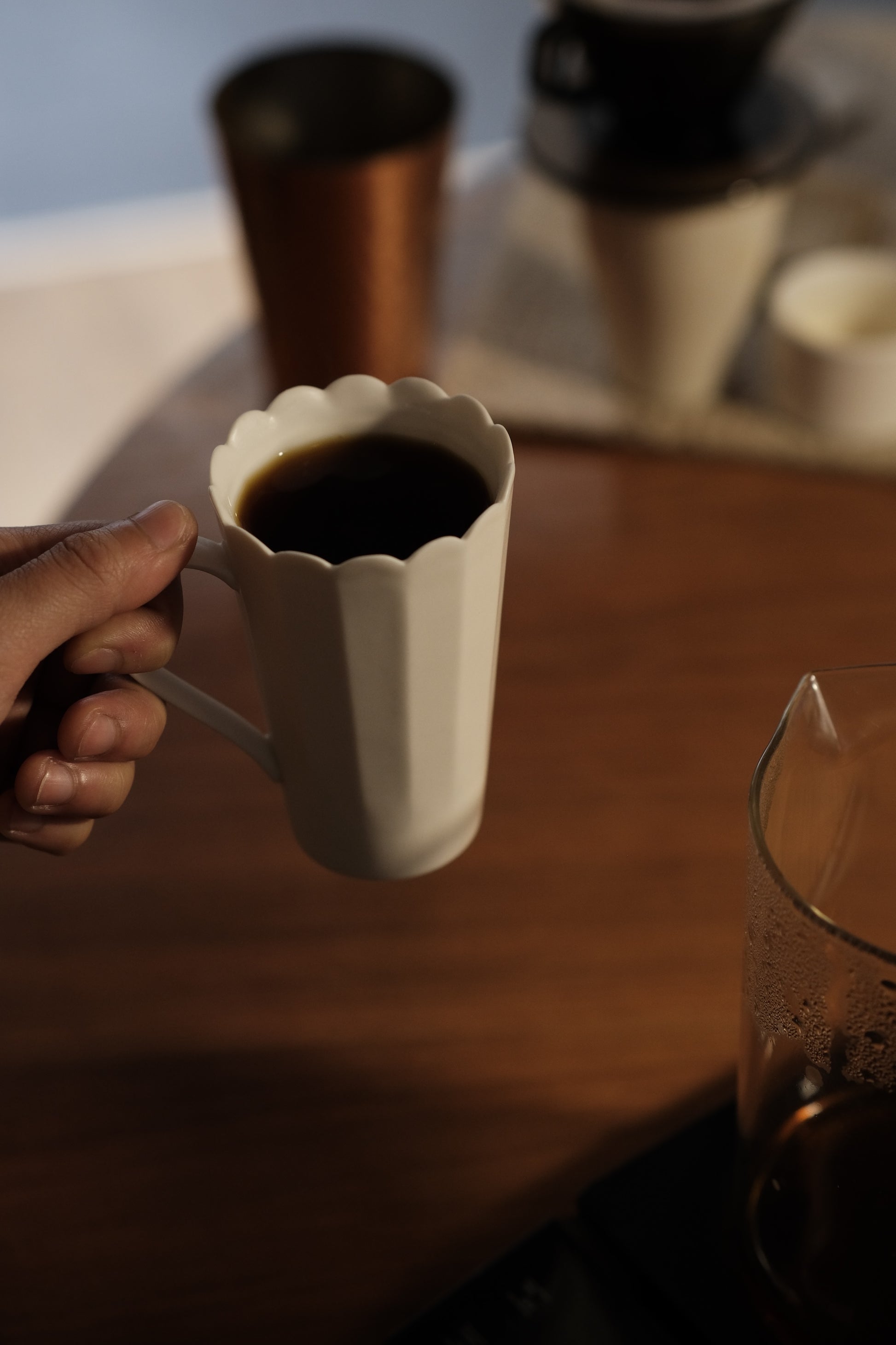 Flowery Ceramic Coffee