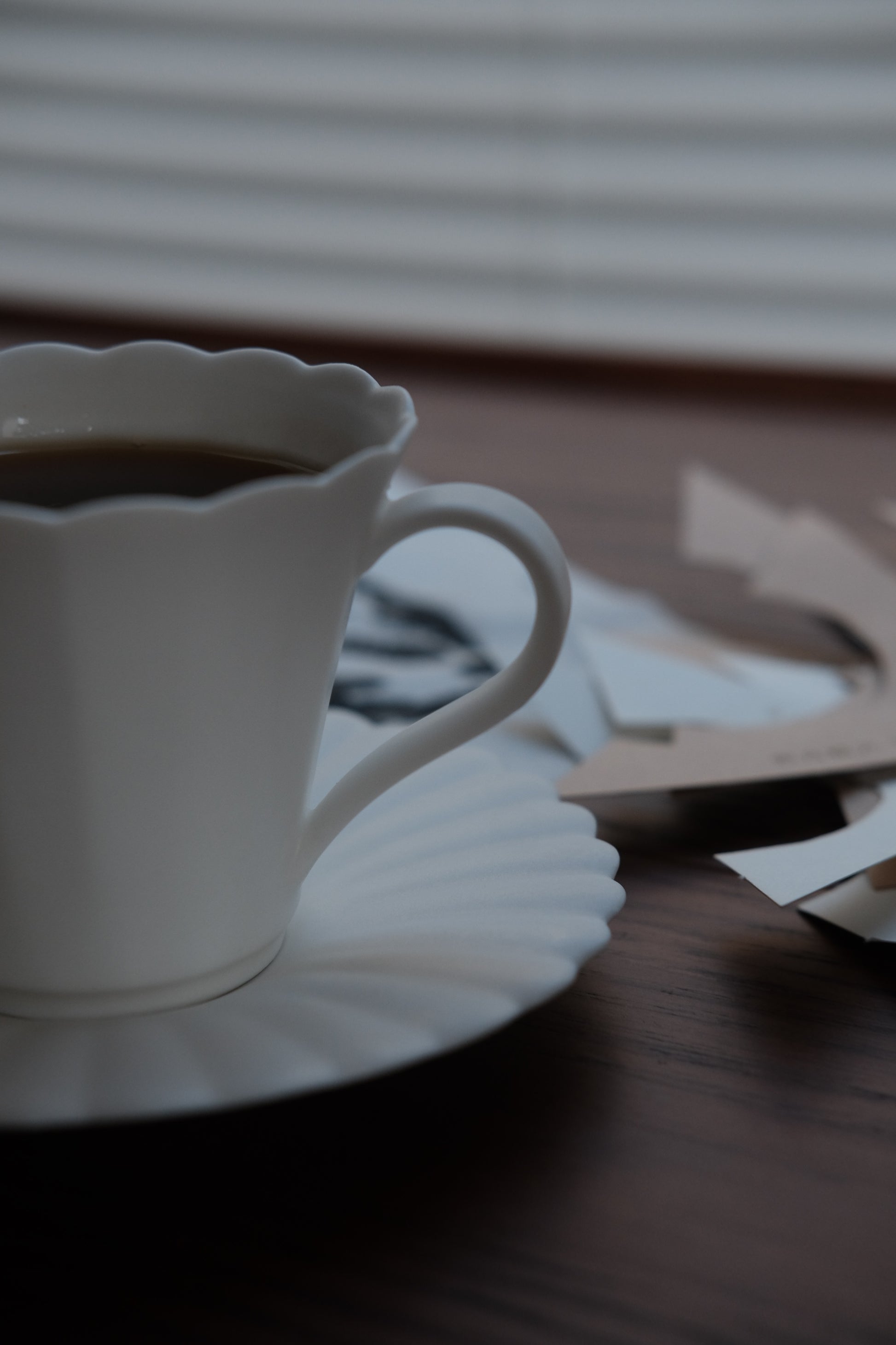 Flowery Ceramic Coffee Set