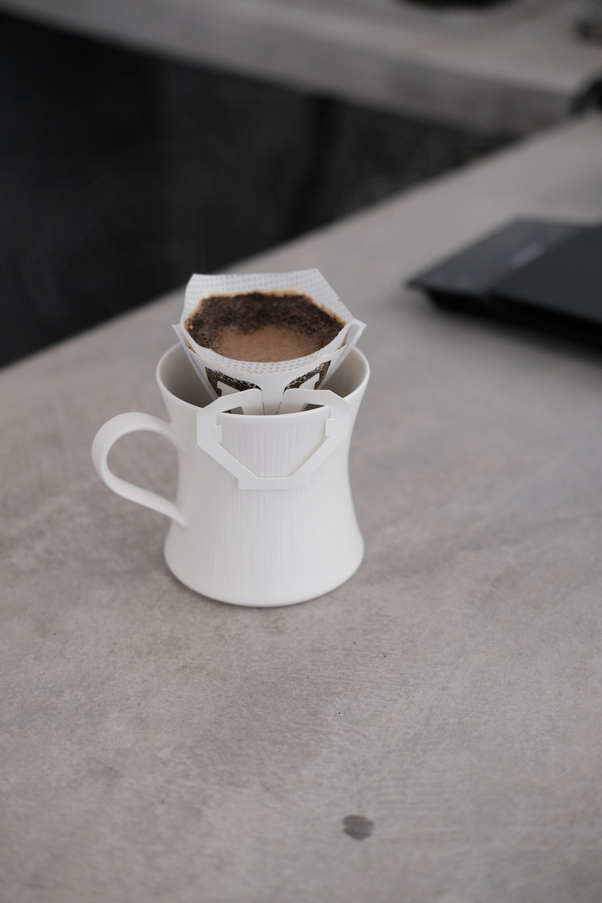 Leaf Pattern Ceramic Coffee