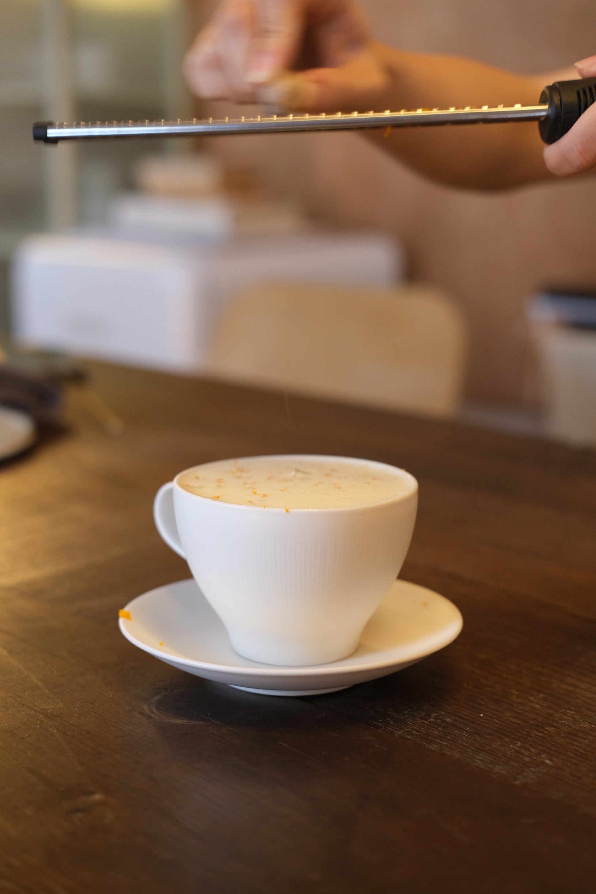 Leaf Pattern Latte Mug